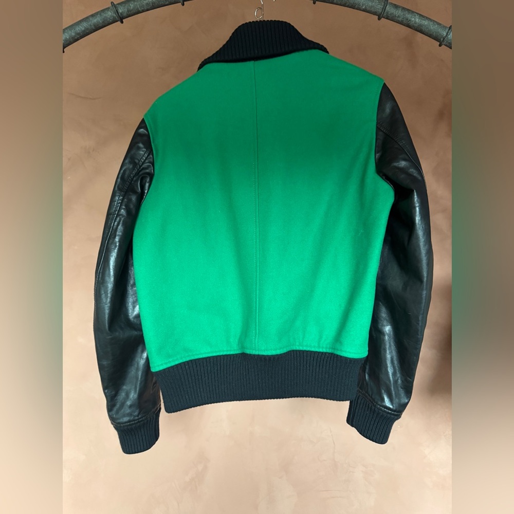 Dsquared2 Leather Varsity Jacket. - image 5